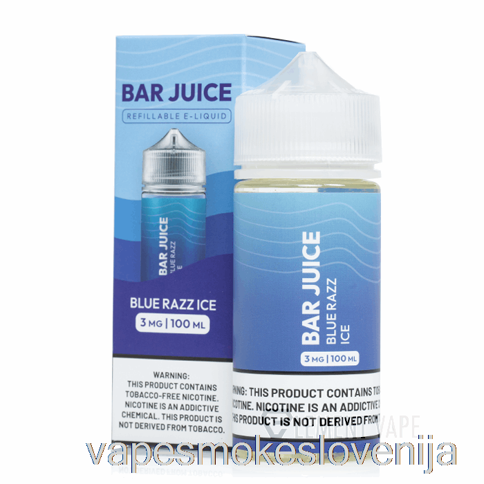 Vape Za Enkratno Uporabo Blue Razz Ice - Bar Juice - 100ml 6mg